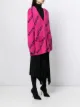 Balenciaga logo-intarsia oversized cardigan