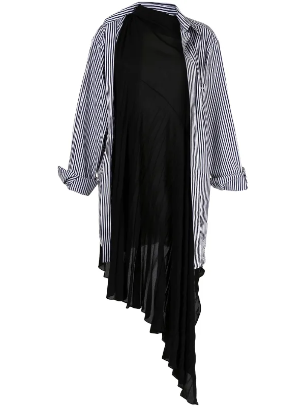balenciaga asymmetric shirt