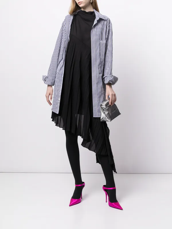 balenciaga asymmetric shirt