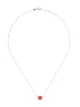 Aliita 9kt yellow gold crab pendant necklace