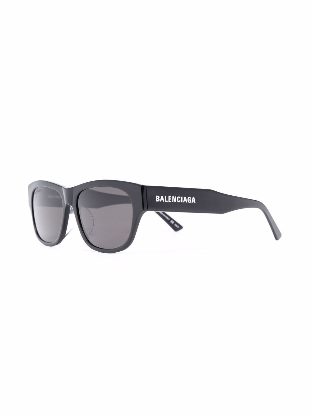 фото Balenciaga eyewear солнцезащитные очки flat 2.0 в прямоугольной оправе