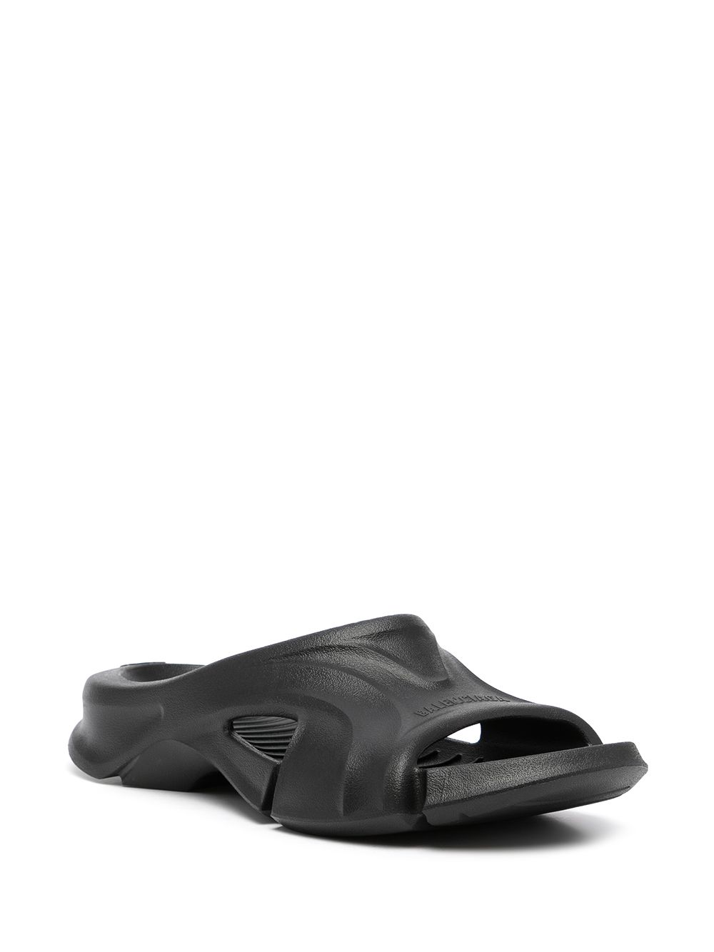 Balenciaga Moto slip-on sandalen - Zwart