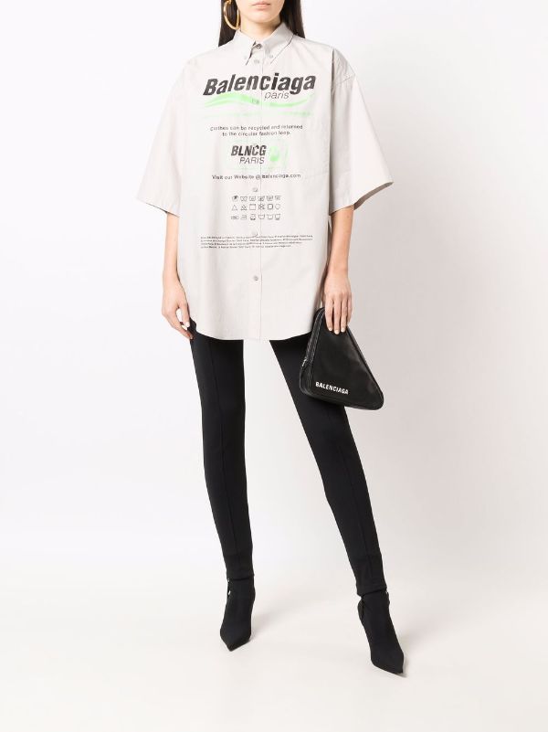 Balenciaga Dry Cleaning Oversize Shirt - Farfetch