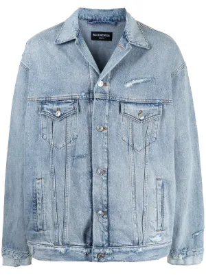 balenciaga jean jacket men