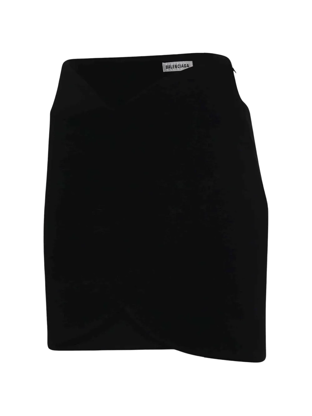  Balenciaga Minirock In A Linie   Schwarz 