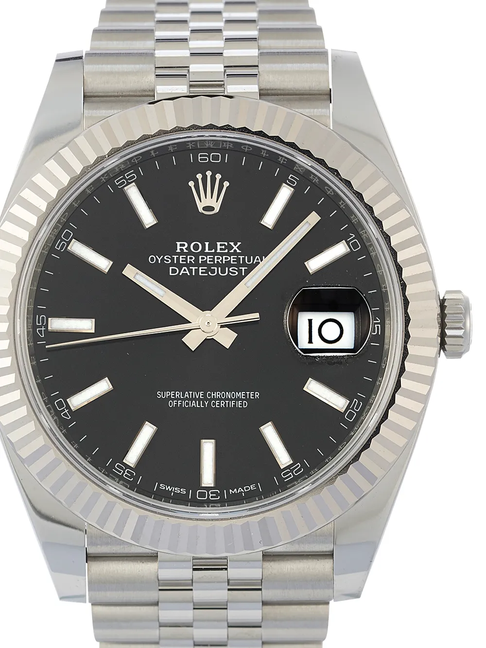 фото Rolex наручные часы datejust pre-owned 41 мм 2021-го года
