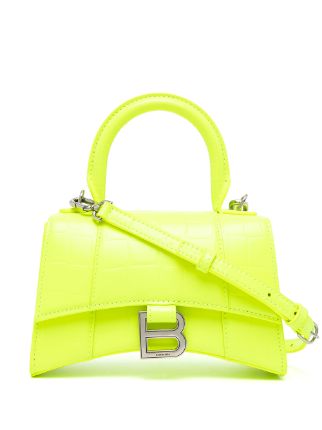 balenciaga yellow handbag