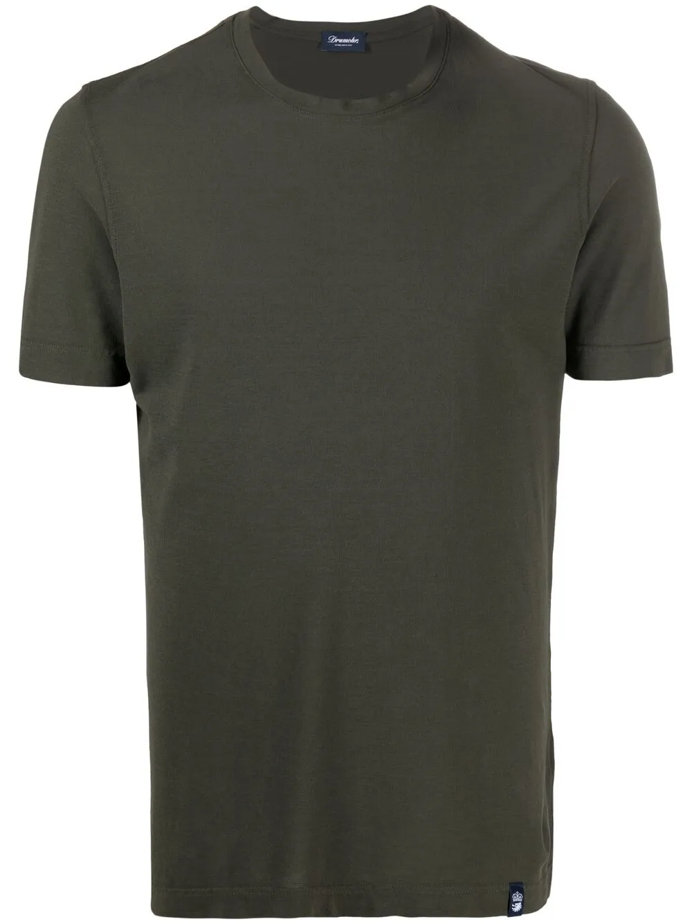 

Drumohr round neck short-sleeved T-shirt - Green
