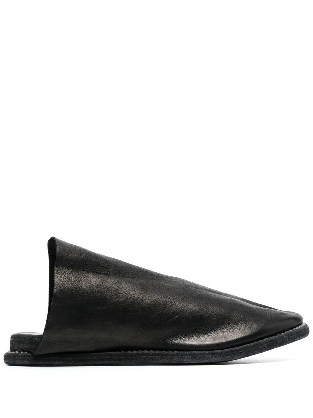 GUIDI LEATHER SLIP-ON MULES