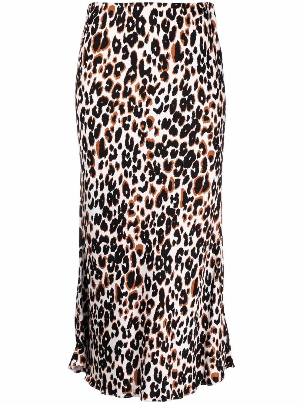 фото Calvin klein расклешенная юбка миди с леопардовым принтом