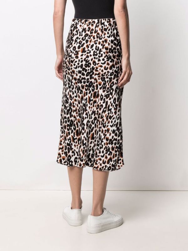 calvin klein leopard skirt