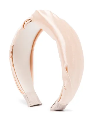 Jennifer Behr Twist Satin Headband - Farfetch