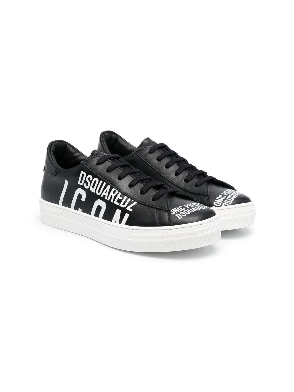 DSQUARED2 TEEN ICON-LOGO SNEAKERS