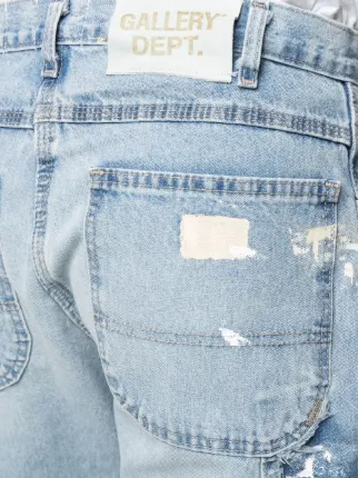 distressed denim shorts展示图