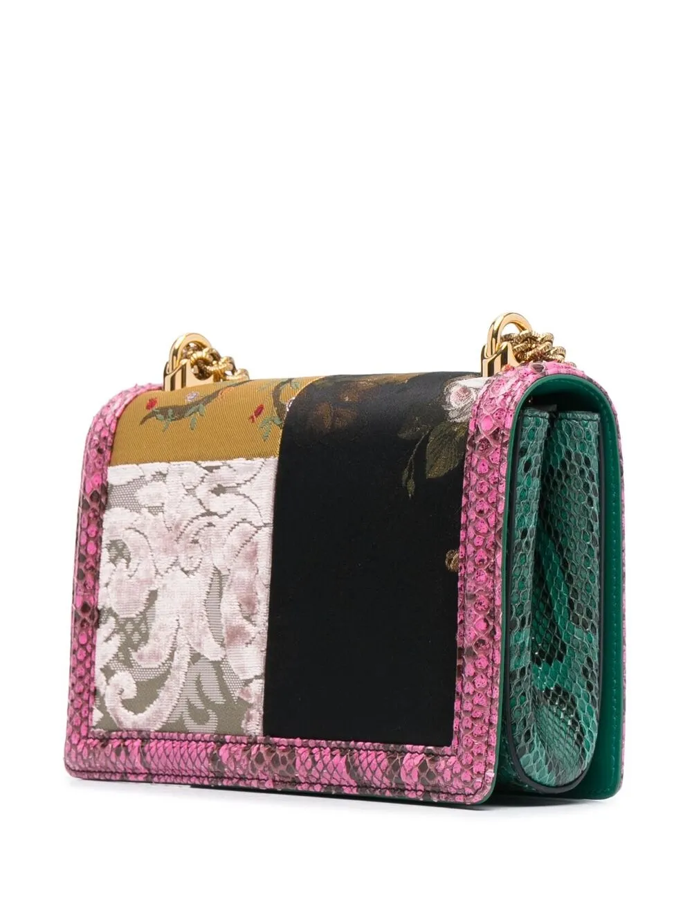 фото Dolce & gabbana сумка на плечо devotion в технике пэчворк