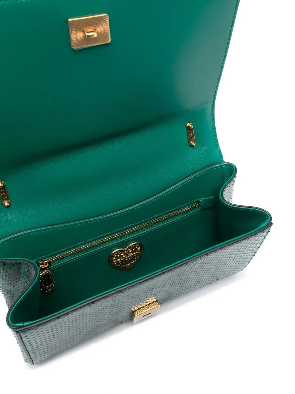 фото Dolce & gabbana сумка на плечо devotion в технике пэчворк