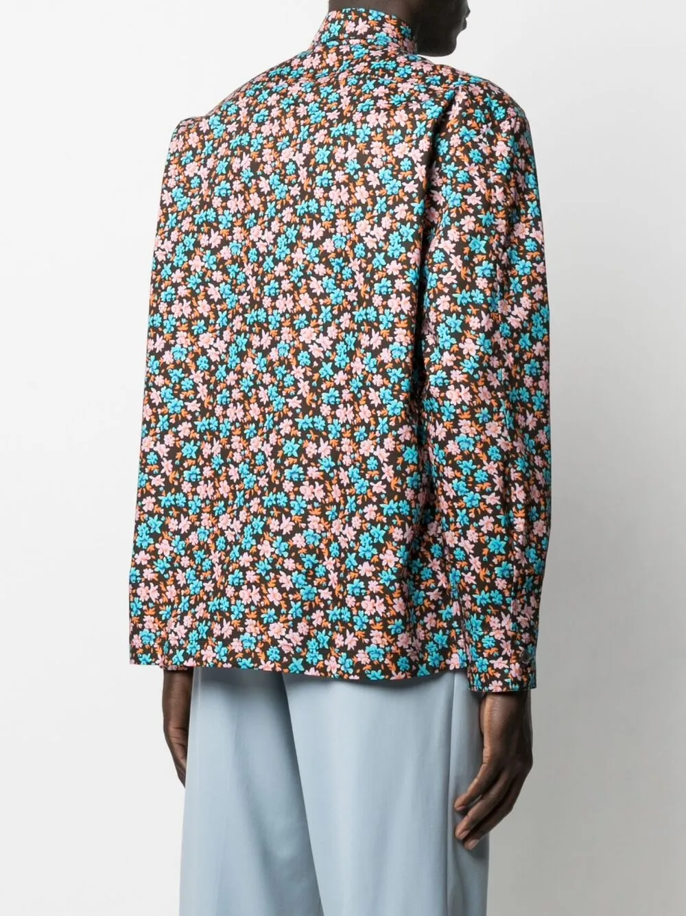 фото Paul smith рубашка на пуговицах с цветочным принтом