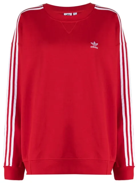 Adidas red Adicolor oversized cotton 