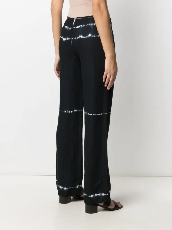Giorgio Armani Pre-Owned 2000s tie-dye Print wide-leg Trousers