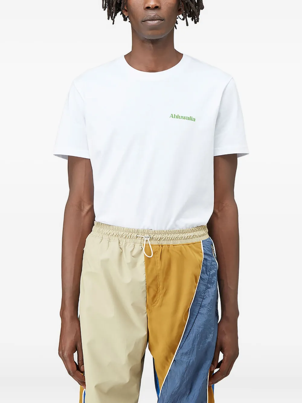 Ahluwalia graphic-print T-shirt - ホワイト Ahluwalia graphic-print T-shirt - ホワイト