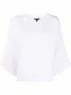 Image 1 of Armani Exchange logo knit V-neck top