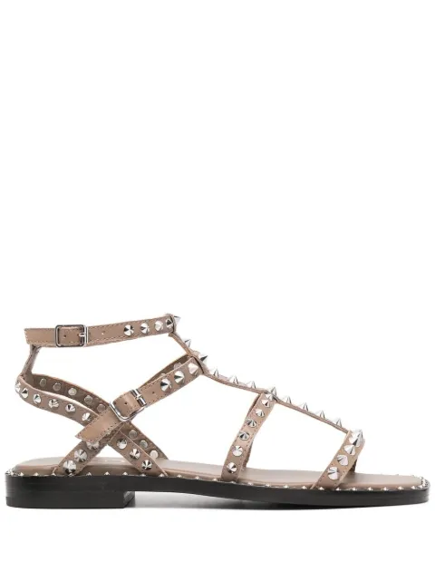 told you chunky studded buckle sandals