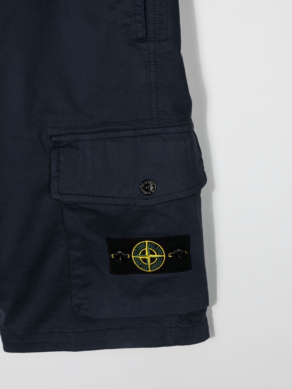 фото Stone island junior шорты с нашивкой-логотипом