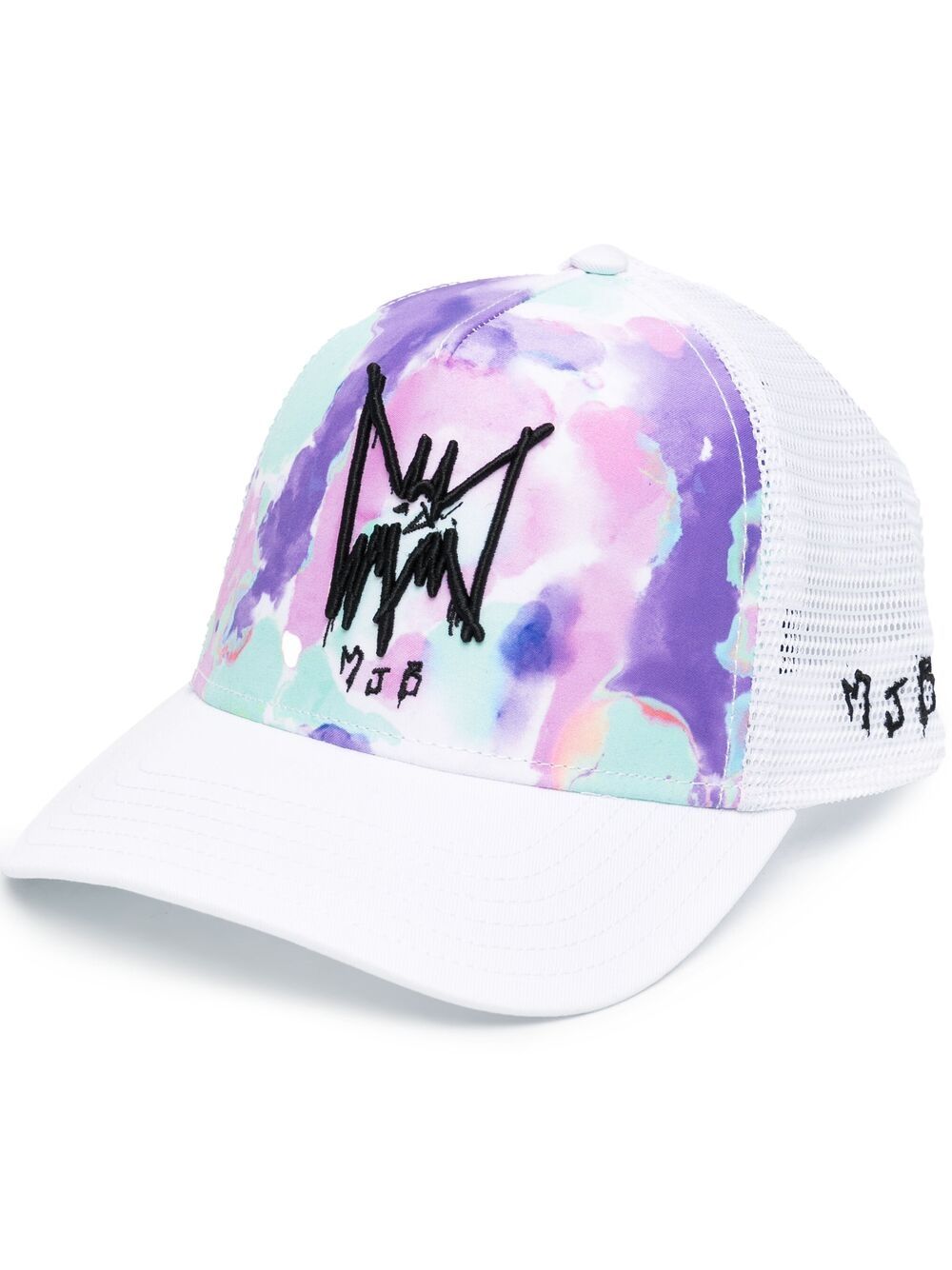 Mjb Marc Jacques Burton Tie Dye-print Baseball Cap In White