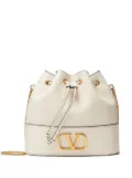 Valentino Garavani mini VLogo Signature bucket bag - White