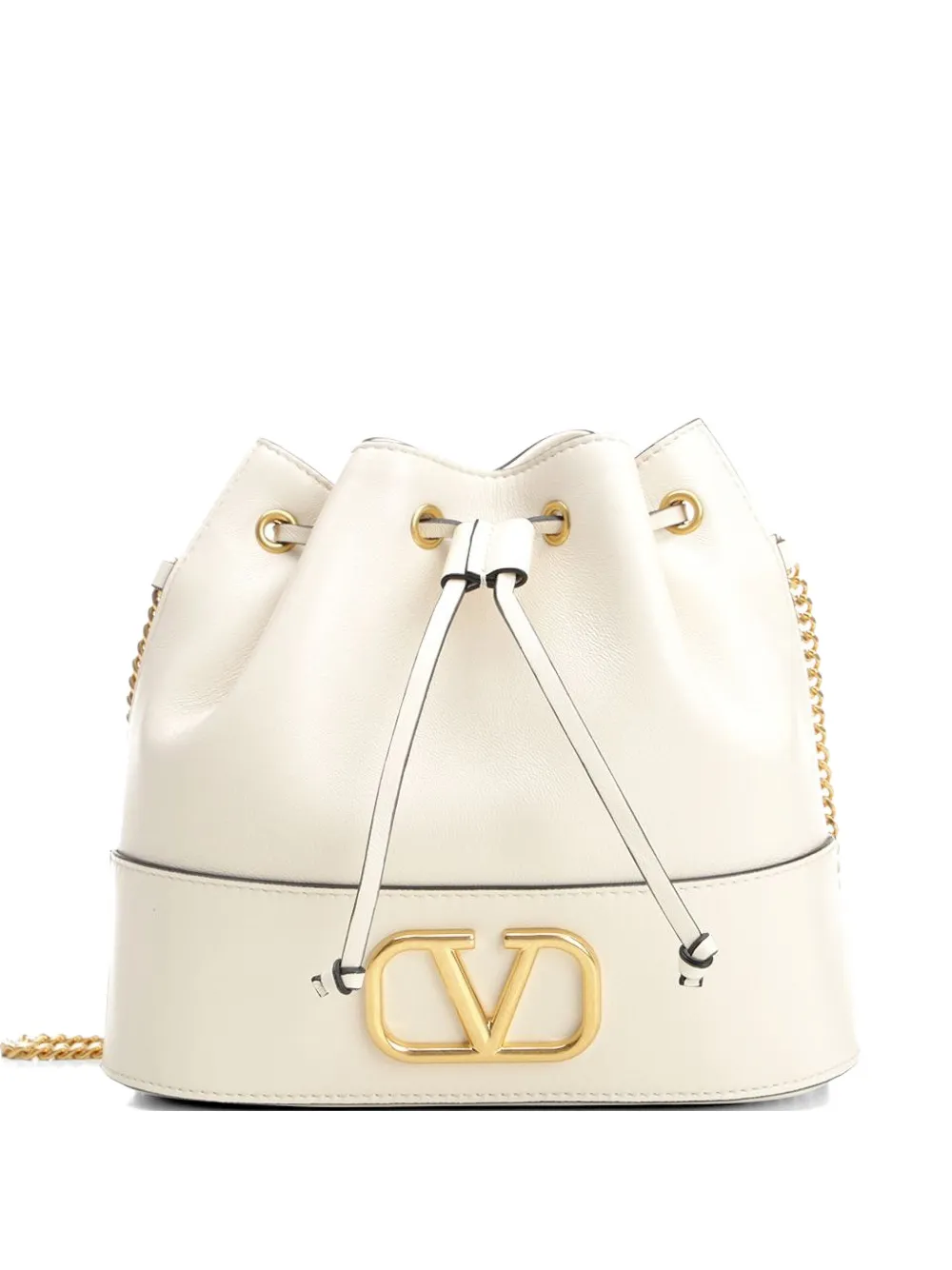 Valentino Garavani モノグラム レザーミニバッグ | ホワイト