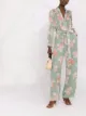 Image 2 of Emporio Armani blossom print silk-chiffon jumpsuit