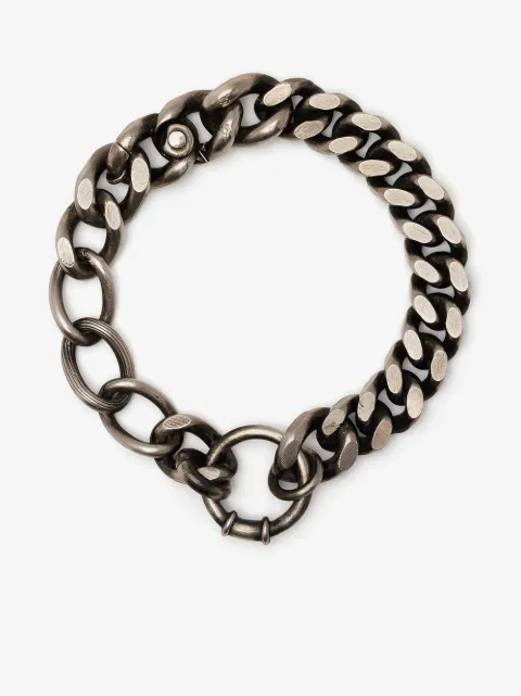 WERKSTATT:MÜNCHEN pulsera de cadena barbada