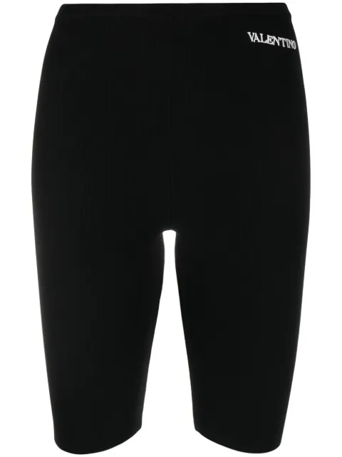 Valentino Garavani logo-embroidered cycling shorts