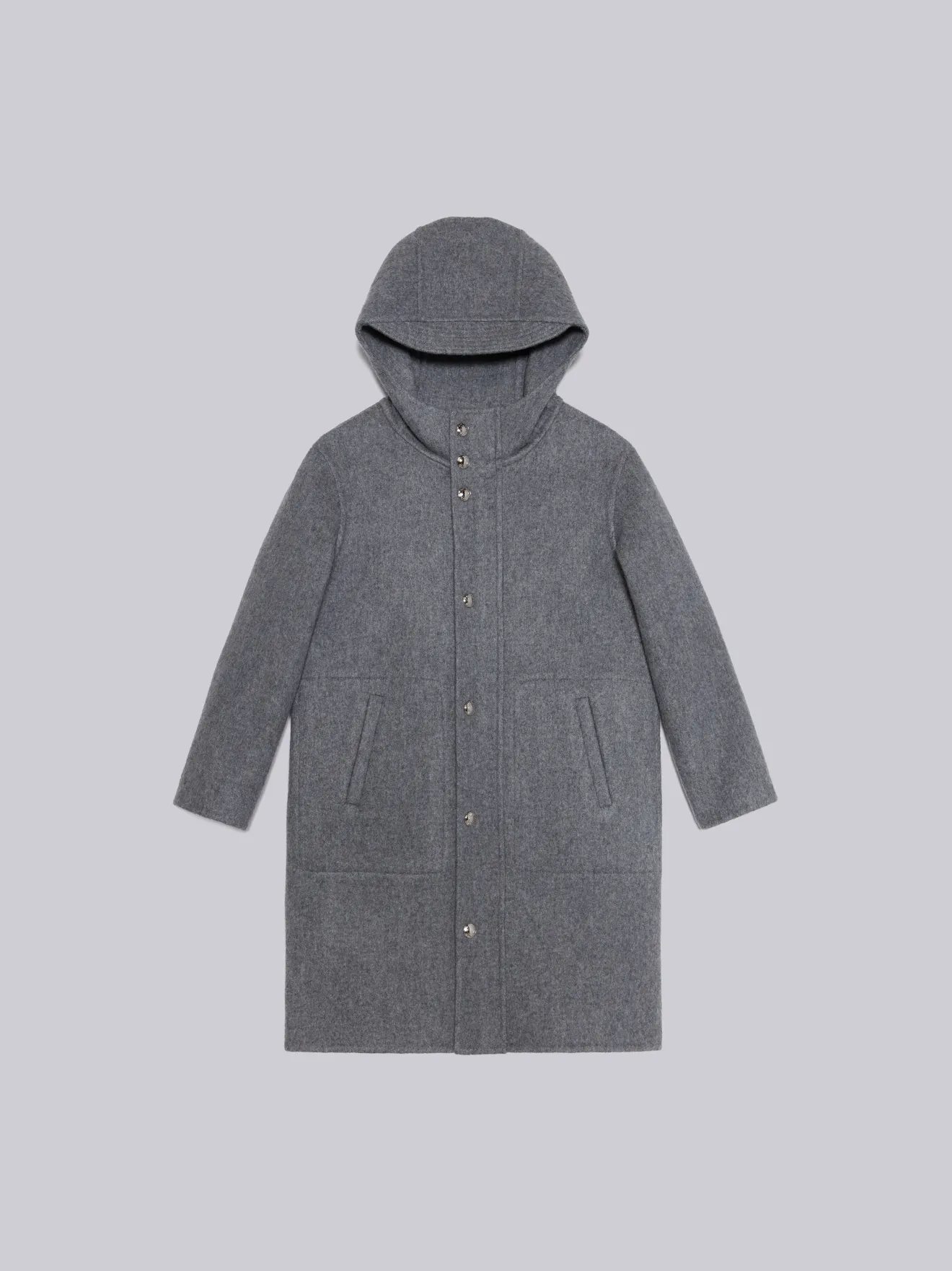 hooded topcoat