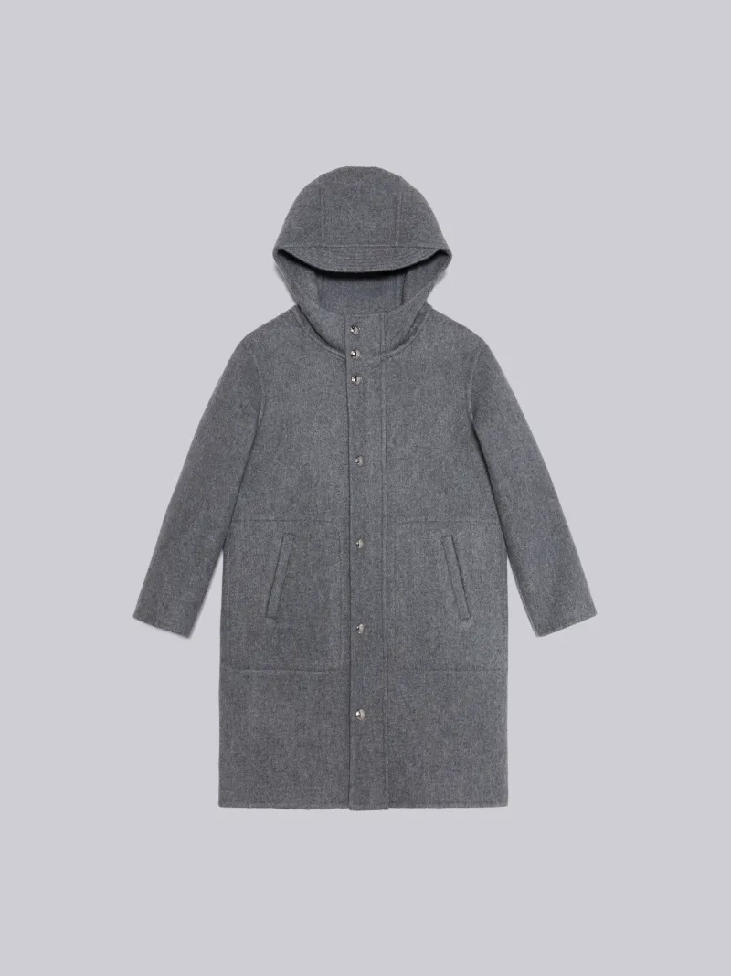 hooded topcoat