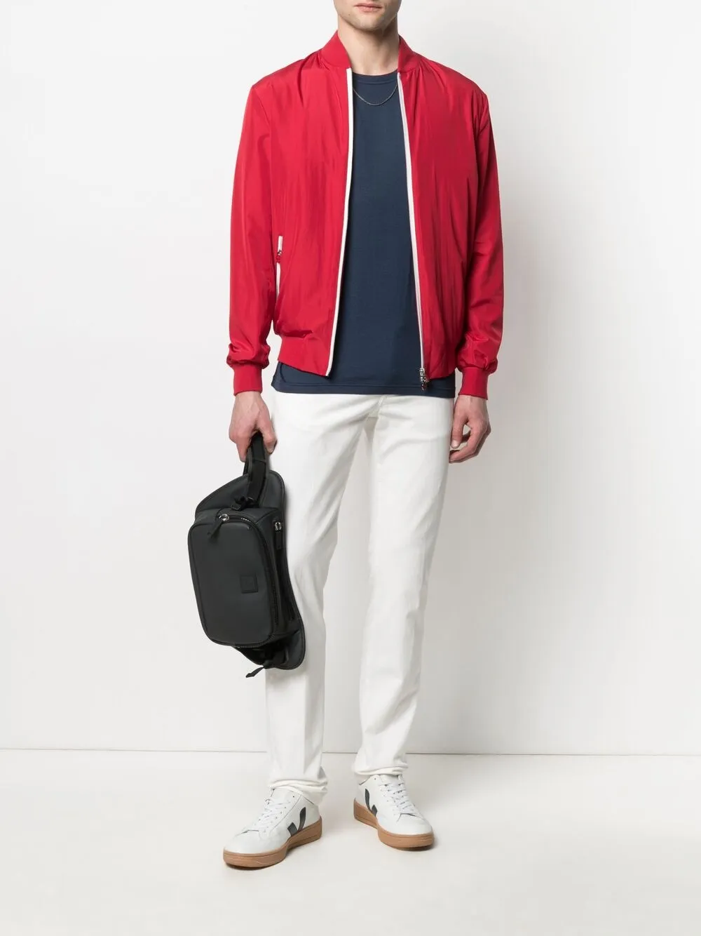 фото Kiton футболка с круглым вырезом и короткими рукавами