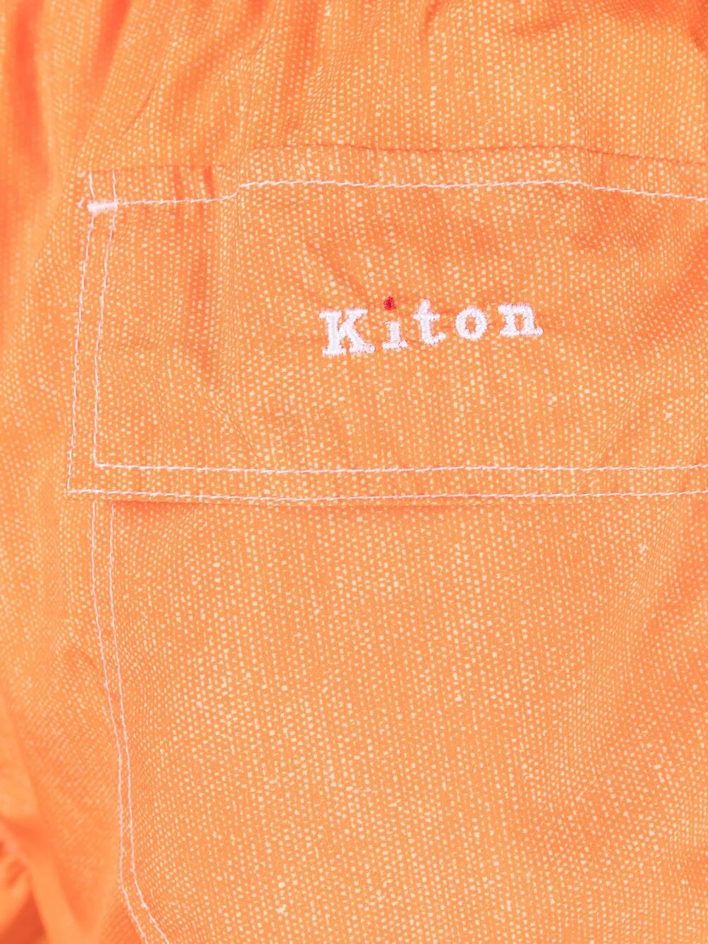 фото Kiton плавки-шорты с вышитым логотипом
