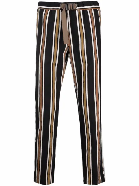 Manuel Ritz striped straight-leg trousers