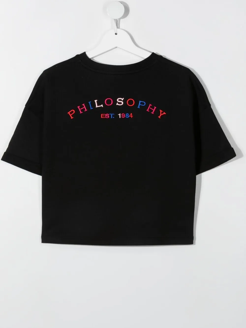фото Philosophy di lorenzo serafini kids футболка с вышитым логотипом