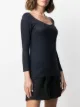 Lamberto Losani scoop-neck knitted top