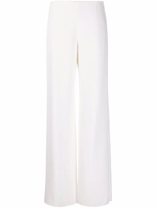 wide leg pull on trousers