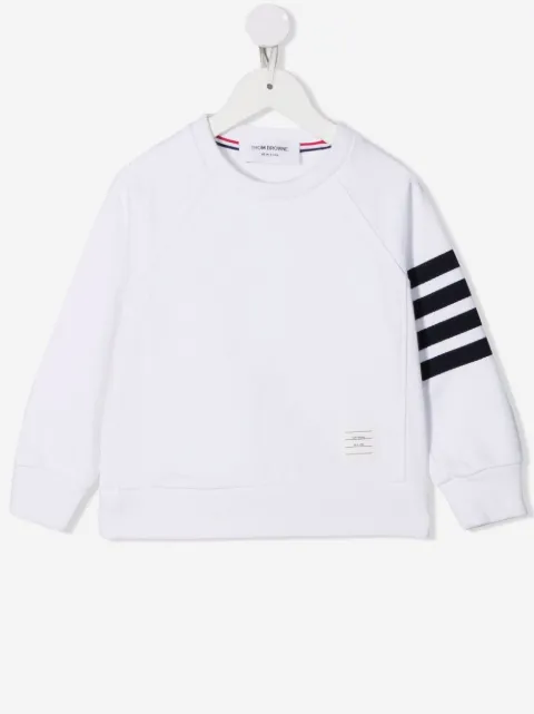 Thom Browne Kids 4-Bar stripe sweatshirt