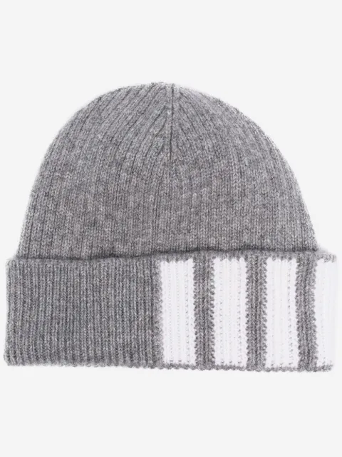 Thom Browne Kids 4-Bar cashmere beanie