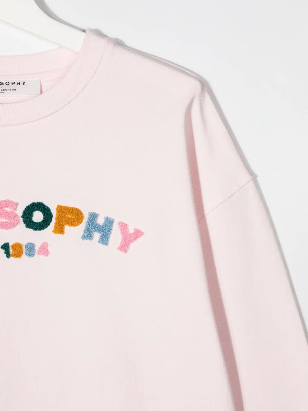 фото Philosophy di lorenzo serafini kids толстовка с фактурным логотипом