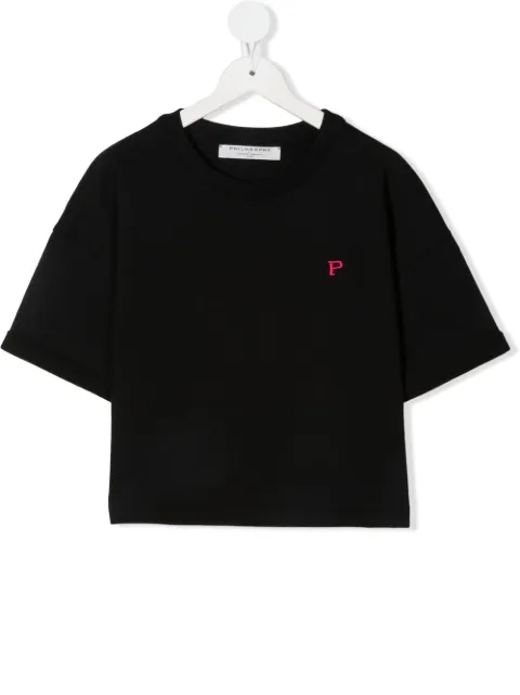 Philosophy Di Lorenzo Serafini Kids TEEN cropped T-shirt