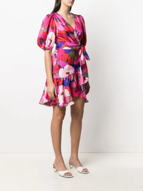 Sara Roka floral-print Wrap Dress - Farfetch