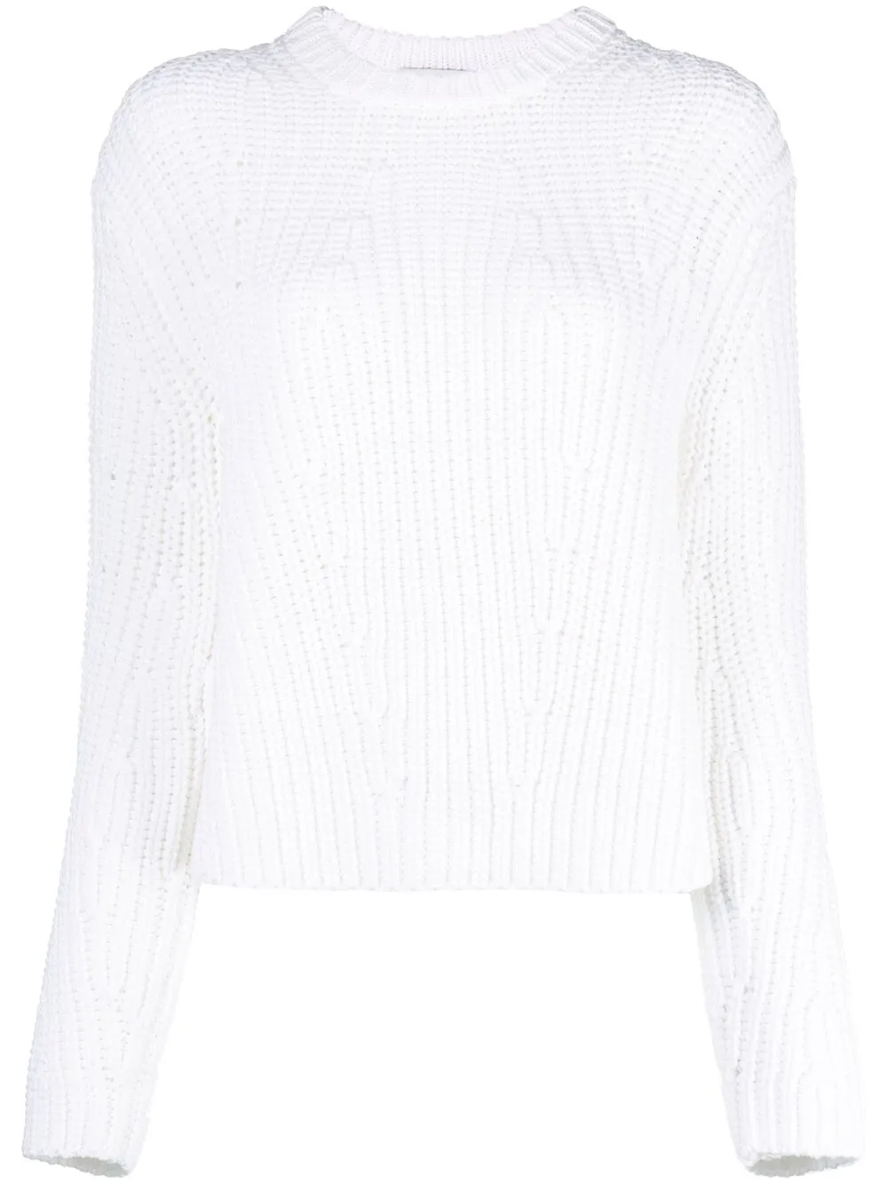 

Vince chunky ribbed knit jumper - White