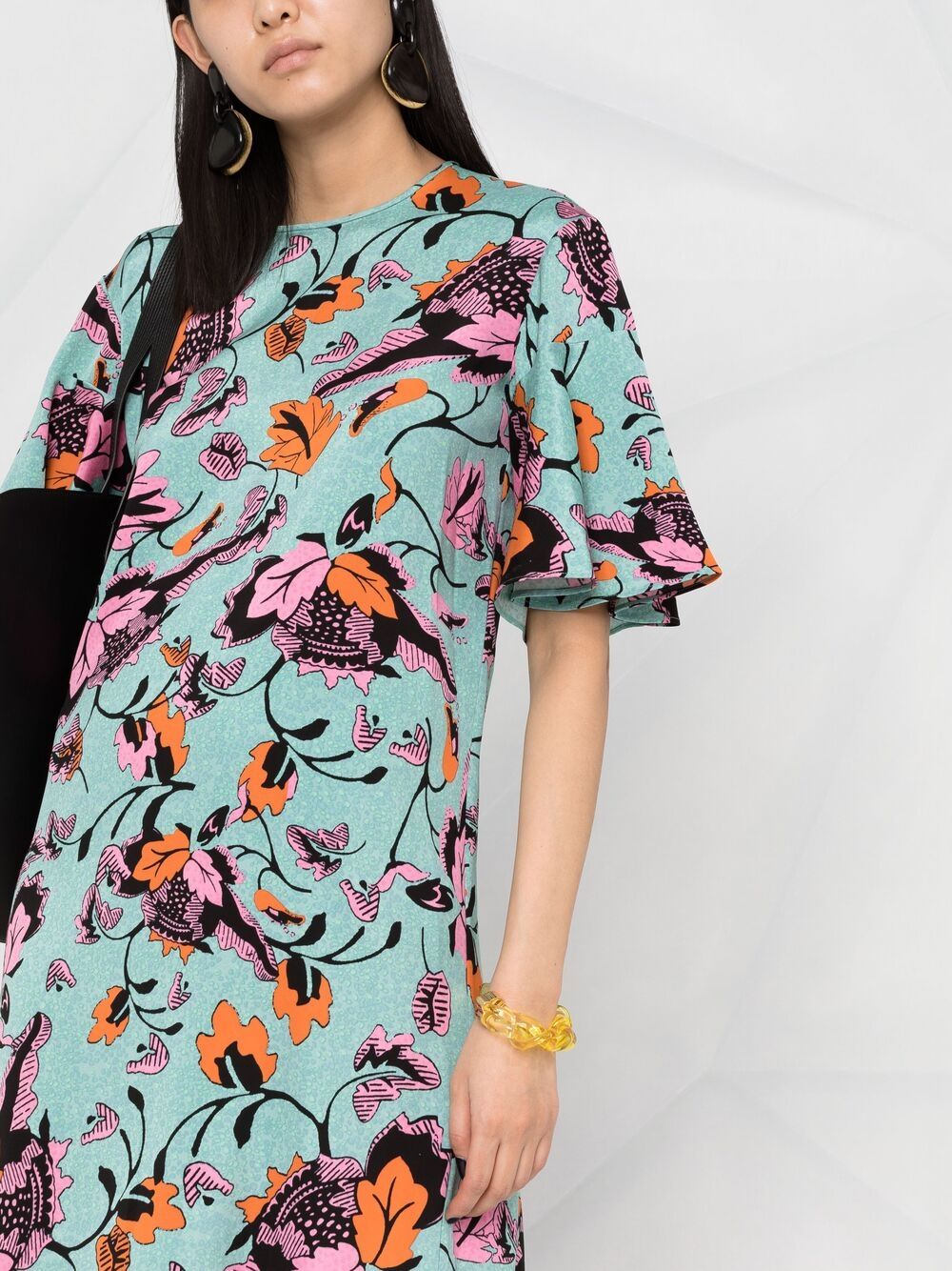 фото Dvf diane von furstenberg arlene cady floral dress