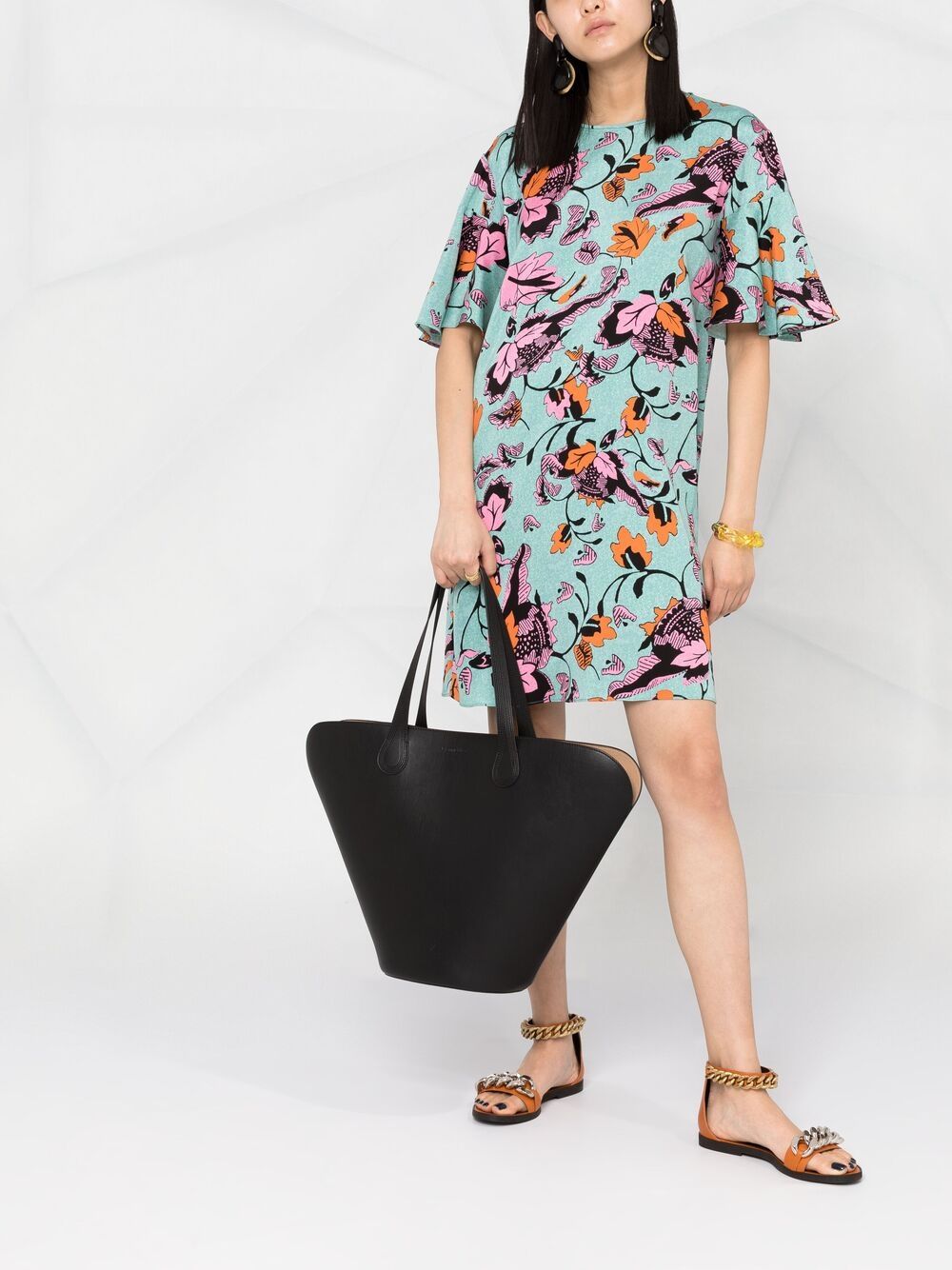 фото Dvf diane von furstenberg arlene cady floral dress