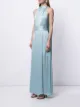 Sachin & Babi Tatum halterneck gown